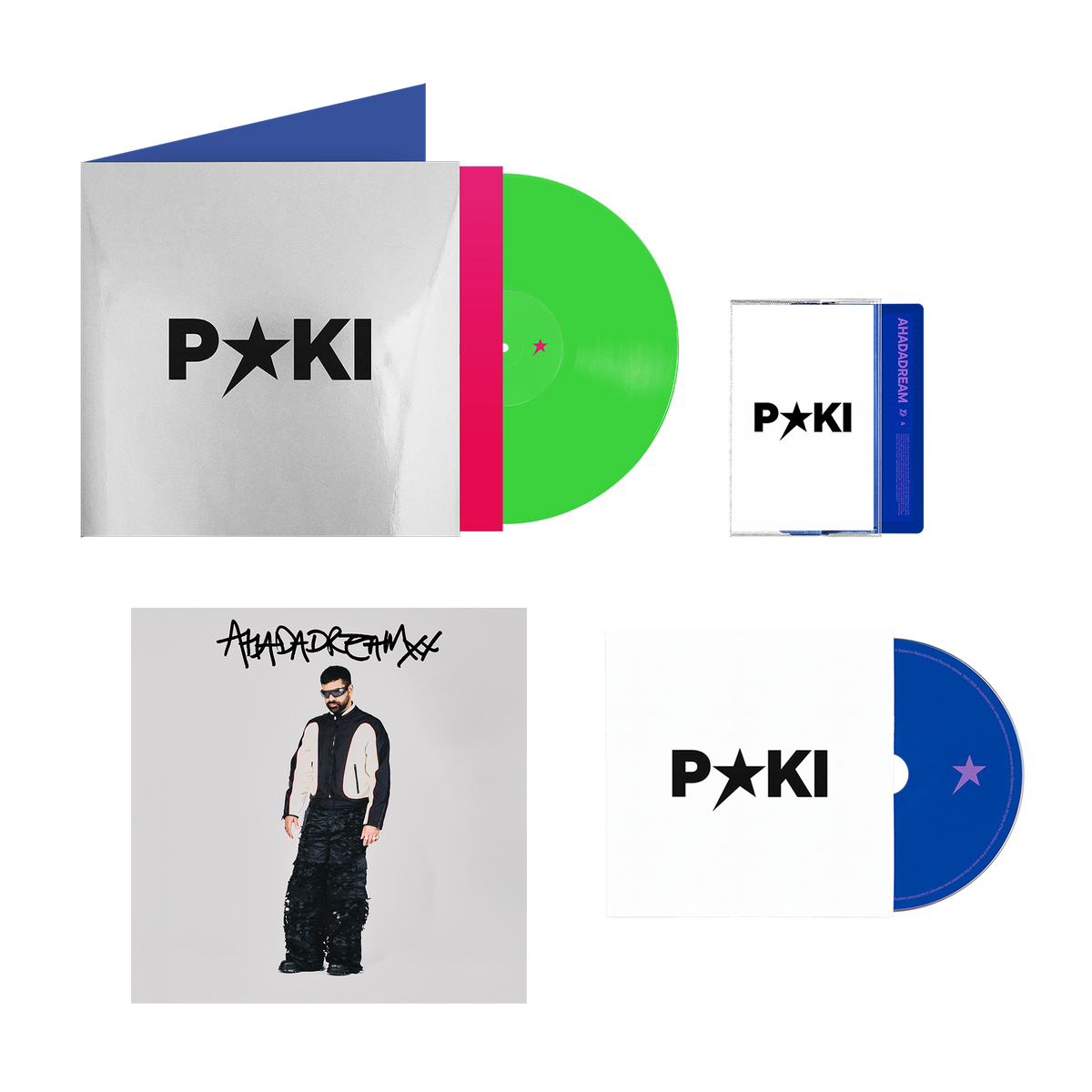 Green Vinyl + CD + Cassette + Signed Art Card